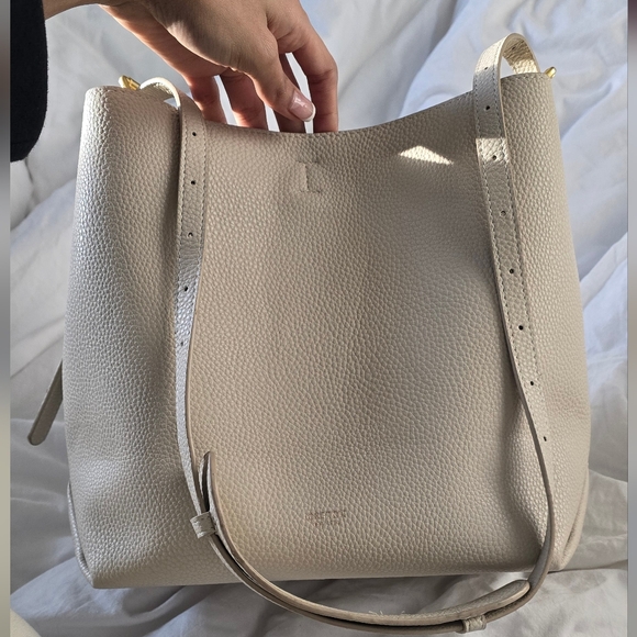 Oroton Handbags - Oroton Margot  ivory hobo bag